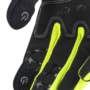 LS2 Dart II Riding Gloves Black High Visibility Yellow summer motorcycle gloves