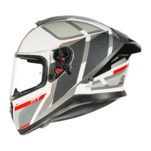 MT Thunder 3 SV Pro Nova A2 Helmet - Gloss White Red
