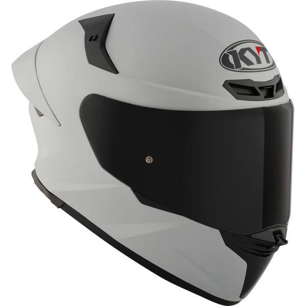 KYT TT Revo Plain Asphalt Grey Matt Helmet - Image 4