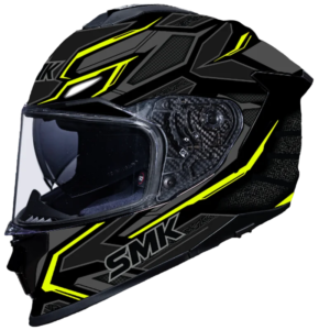 SMK TITAN THE PANTHER MA264 MATT BLACK NEON FULL FACE HELMET