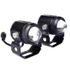 LED Fog Light Work Lamp with Hi/Low, Cars and Motorcycles (White & Yellow) 2Pcs