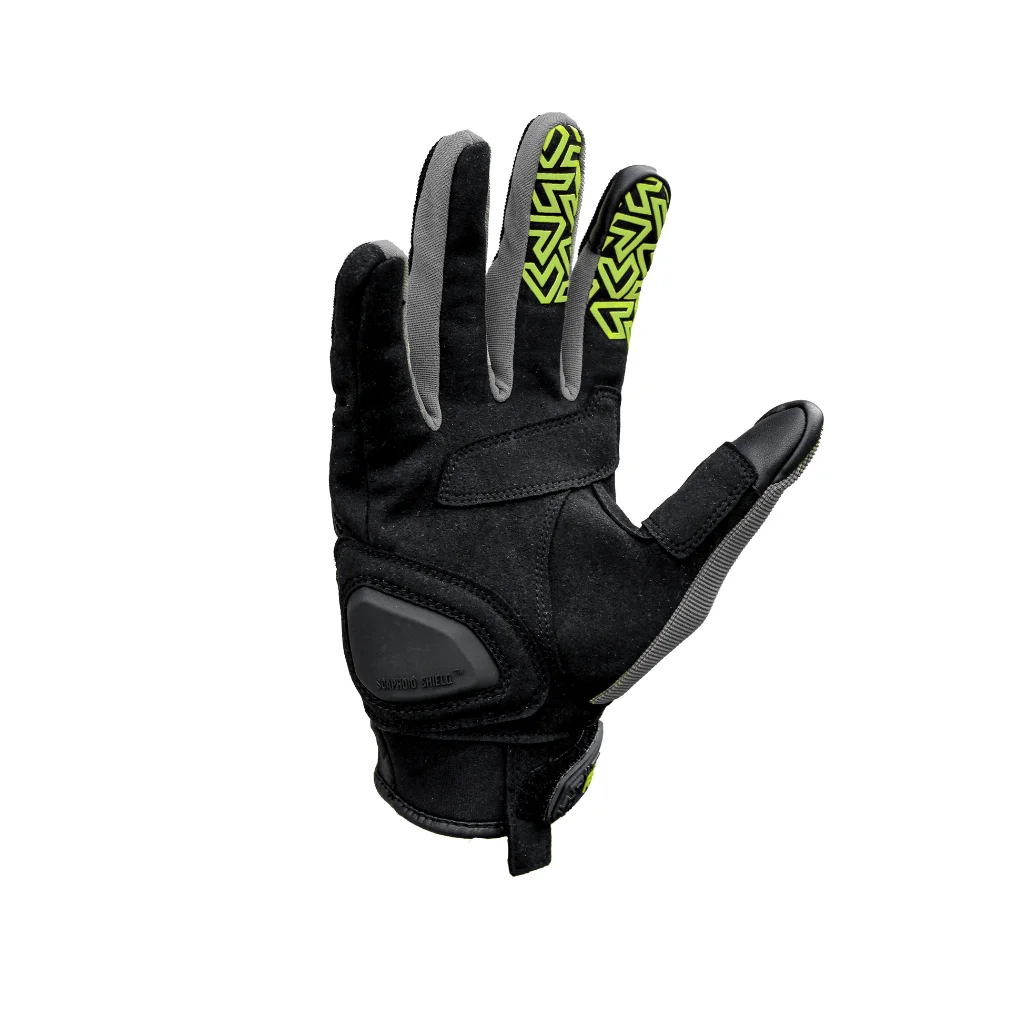 Raida Drift Motorcycle Gloves | Hi-Viz - Image 3
