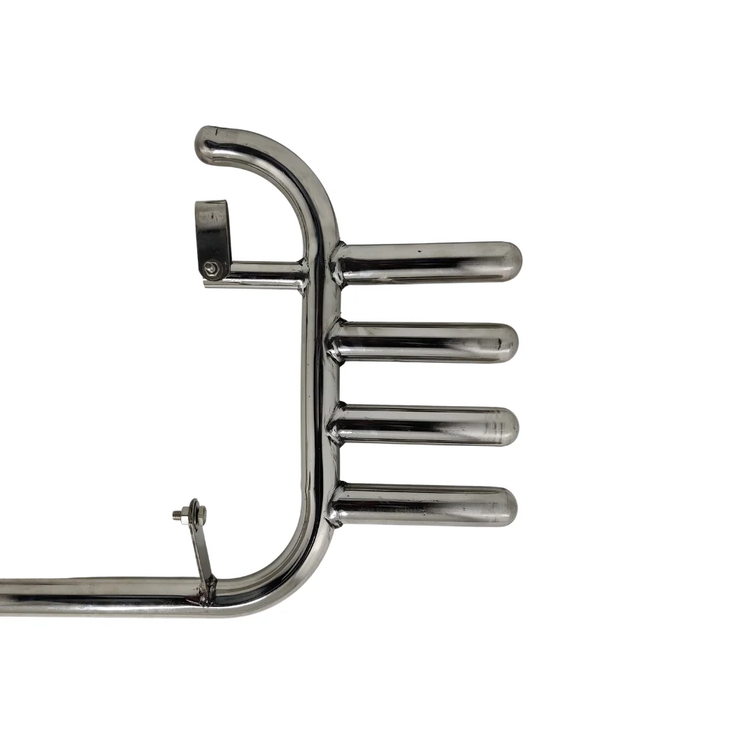 4-Rod 1.25" Crash Guard for Jawa 42 Bobber, Jawa FJ, All Jawa Models & Yezdi Roaster & Yezdi Scrambler - Image 3