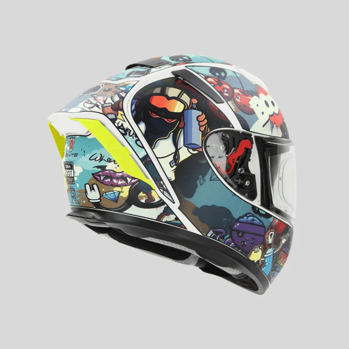 Ignyte IGN-4 SUBWAY SURFER MATT WHITE Helmet - Image 5