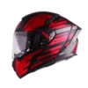 Ignyte IGN-4 CHROME GLOSSY BLACK WITH RED Helmet
