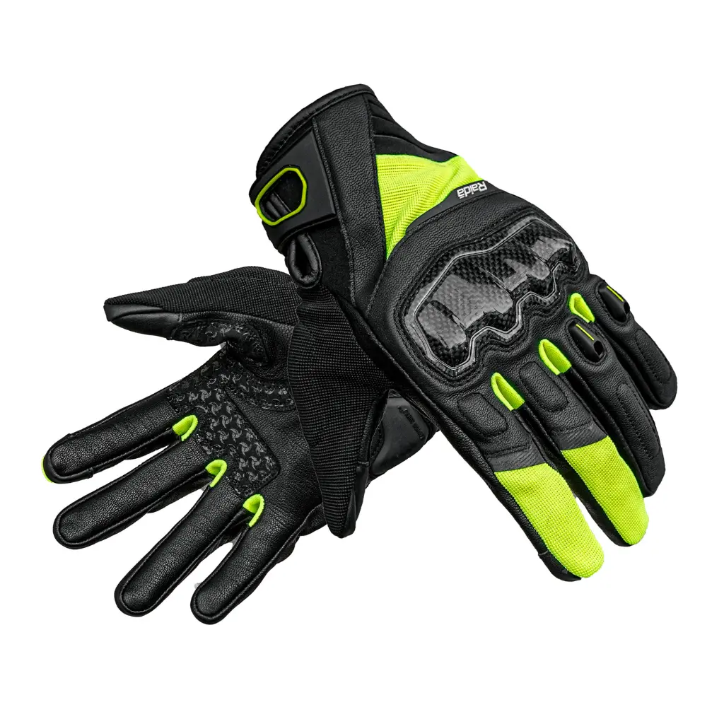 Raida Carbonite Gloves | Hiviz