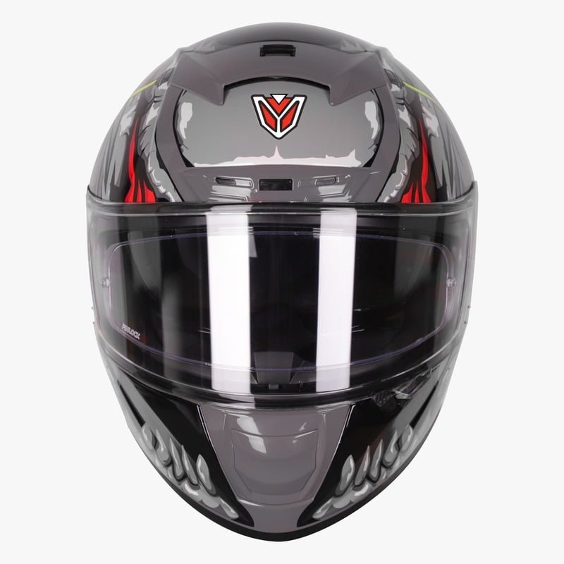 IGNYTE IGN-4 TREVER GLOSSY T.GREY Helmet - Image 2