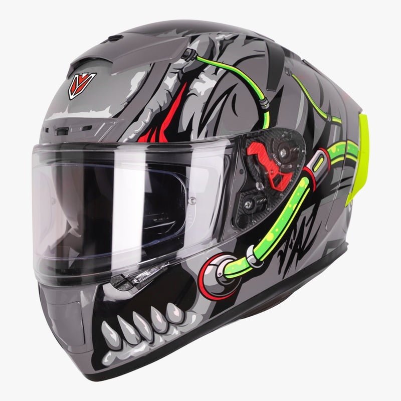 Ignyte IGN4 TREVER GLOSSY T.GREY Helmet - Image 4