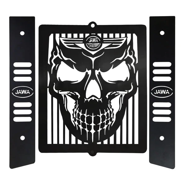 Jawa 42 Bobber Footrest, radiator & Headlight Grill Combo - Image 3