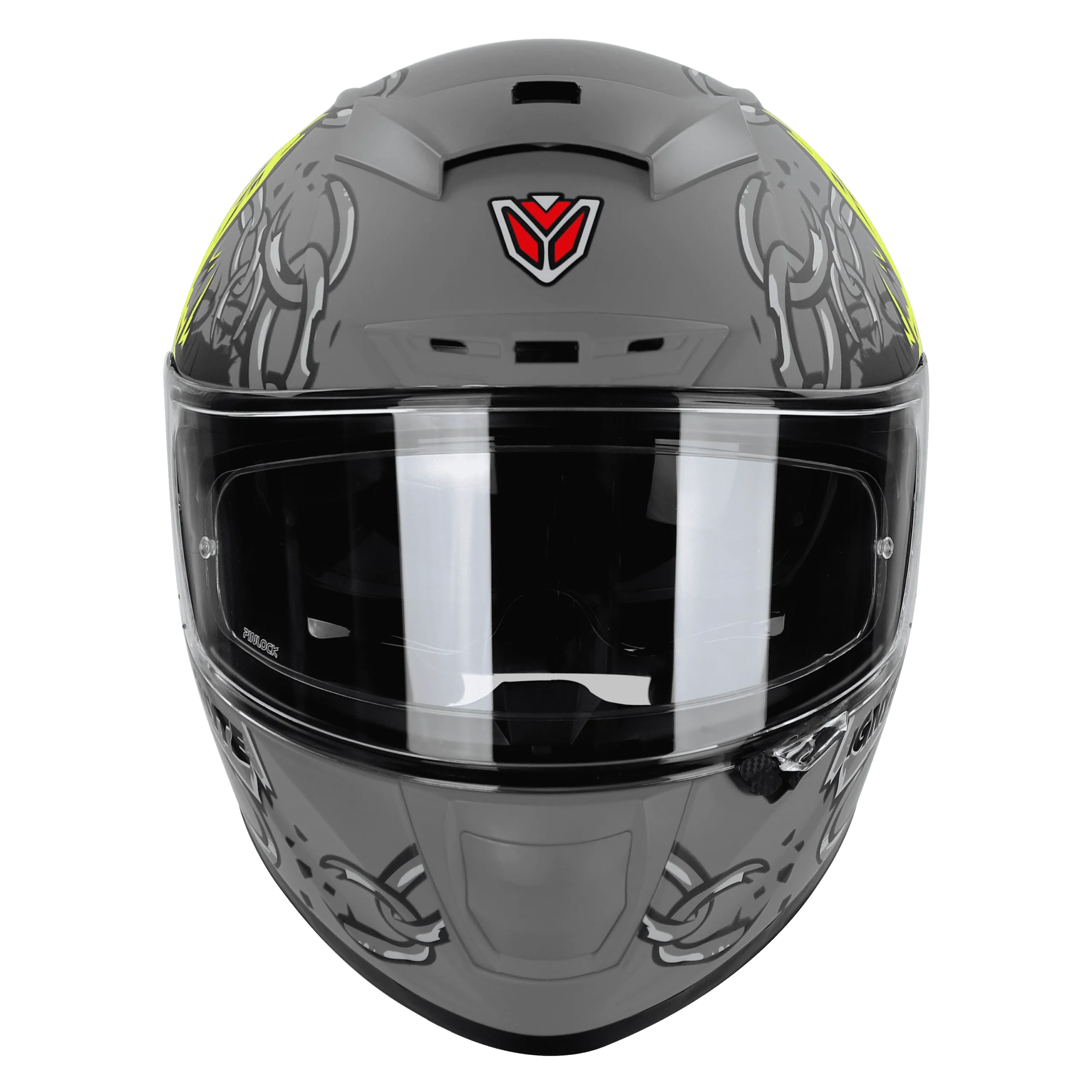 IGNYTE IGN-4 HYENA MAT TITANIUM GREY Helmet - Image 3