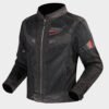 LS2 GARDA AIR LADY RIDING JACKET  BLACK RED