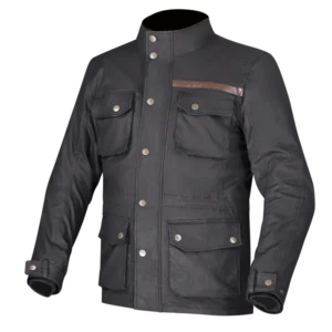 LS2 Liberty Man Jacket Black – All-weather touring motorcycle jacket with CE Level 2 protection