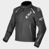 LS2 Zoom Man Jacket Black waterproof motorcycle riding jacket with CE Level 2 protection