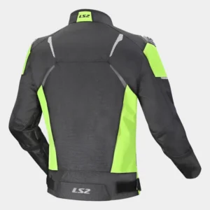 LS2 Zoom Man Jacket Black Yellow water resistant motorcycle riding jacket