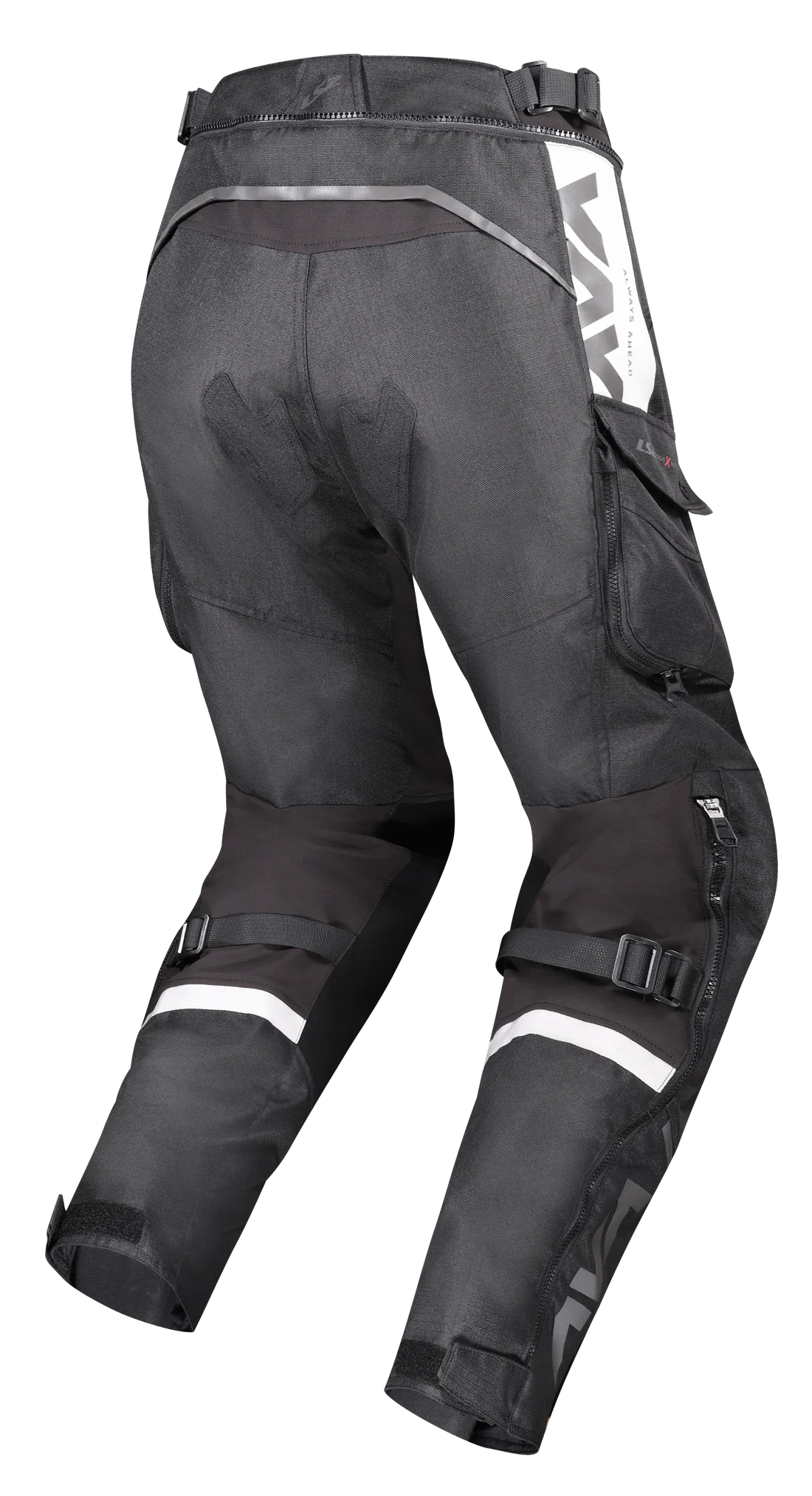 LS2 X-Master Pant Black Grey – All-Season Adventure Motorcycle Riding Pants
