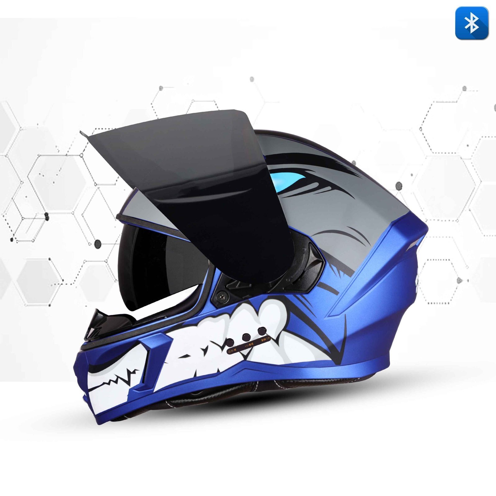 SBA-21 ISS BT BORN READY GLOSSY BLACK WITH BLUE