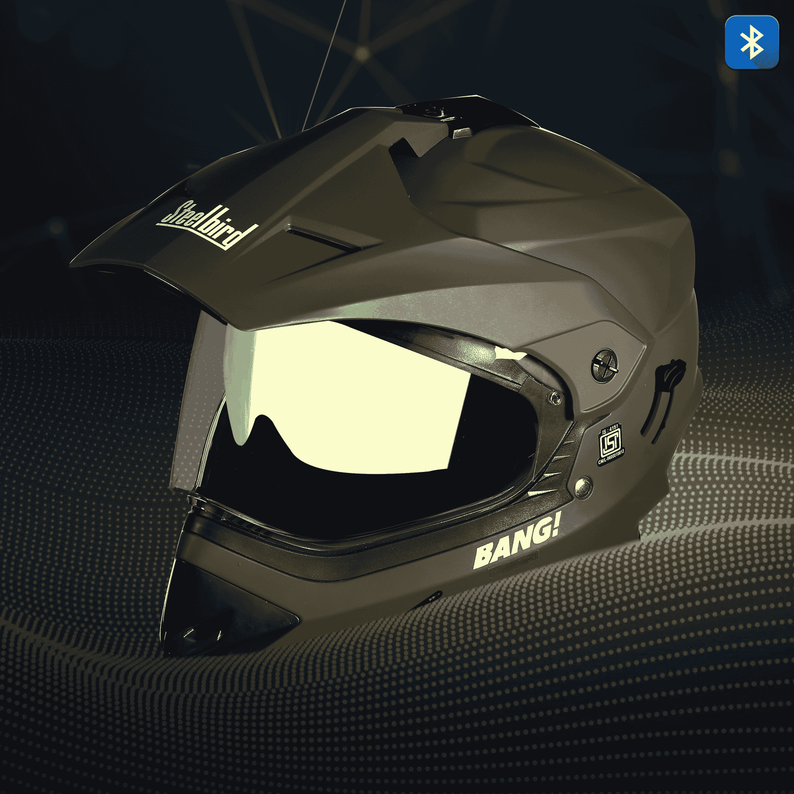 SBH-13 ISS GOLD BT RACER MAT BATTLE GREEN