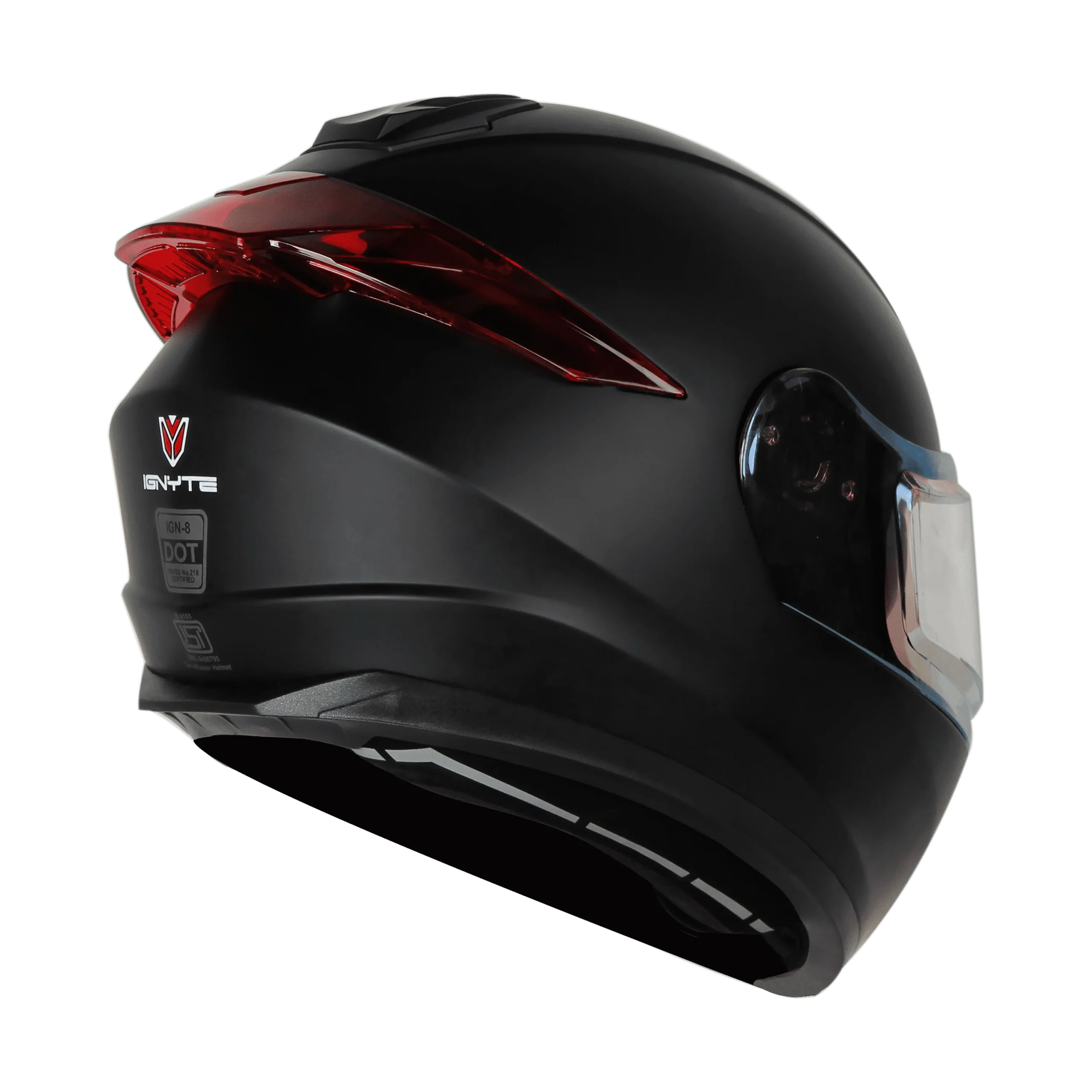 IGNYTE IGN-8 With (PC) Red Spoiler MAT BLACK - Image 8