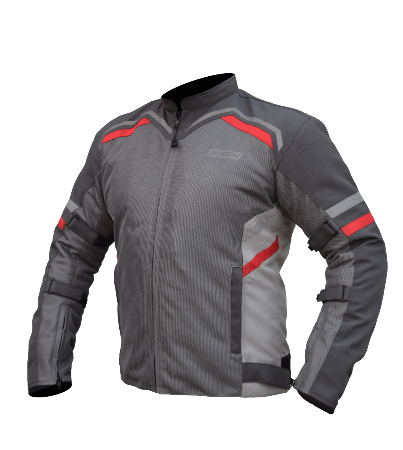 BISON RAPTOR V.2 – GREY RED JACKET - Image 4