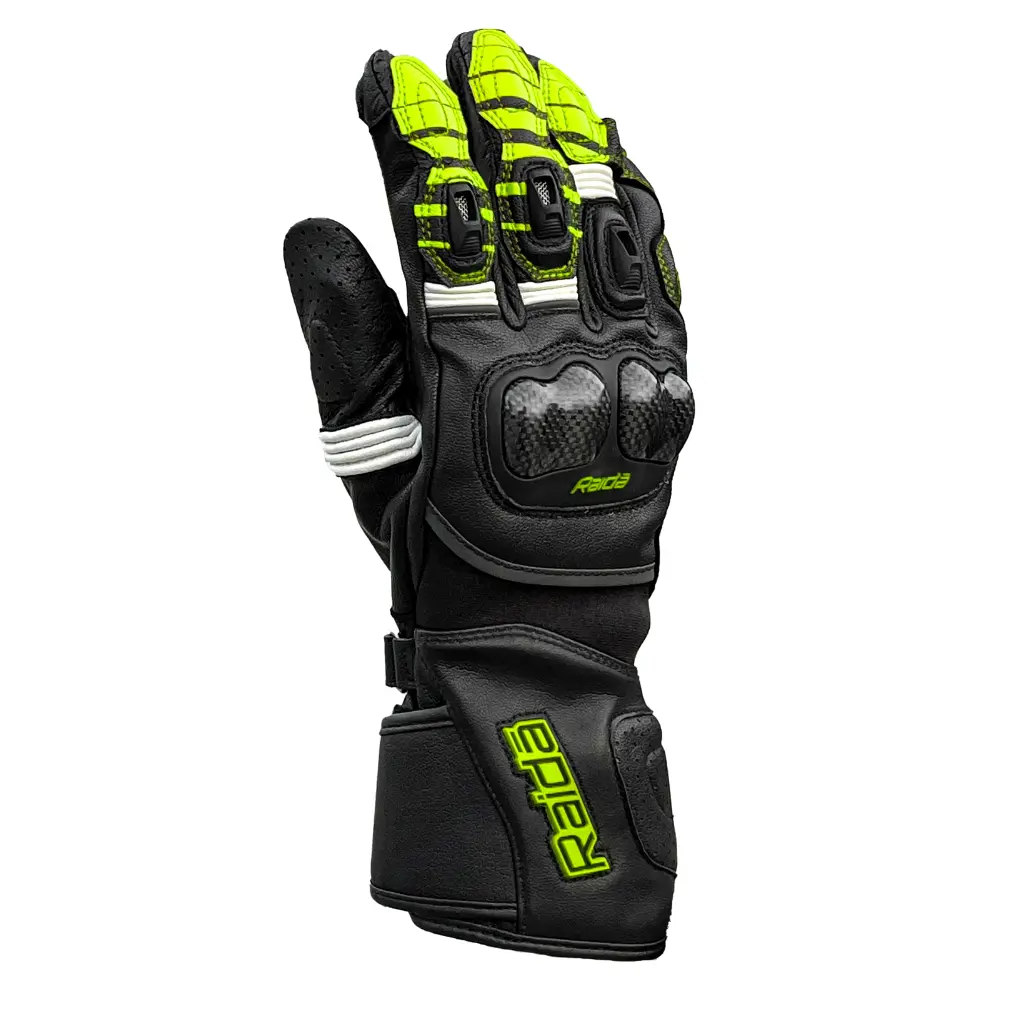 Raida AeroPrix Carbon Edition Gloves | Hi-Viz - Image 6