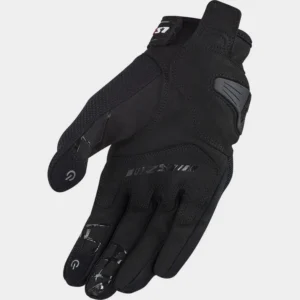 LS2 Dart II Riding Gloves Black with knuckle protection and breathable summer design