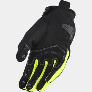 LS2 Dart II Riding Gloves Black High Visibility Yellow summer motorcycle gloves