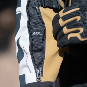 LS2 X-Master Adventure Motorcycle Jacket Sand Black Grey with CE Level 2 Protection