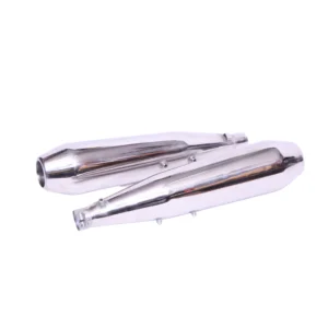 Growler Exhaust With DB Killer for Royal Enfield Interceptor & Continental GT 650 – Stainless Steel, Rust Free, 5 Years Warranty for Manufacturing Defects