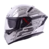 Ignyte IGN-4 ISS CHROME GLOSSY WHITE WITH SILVER Helmet