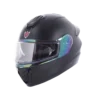 IGNYTE IGN-8 Two Tone Black Vents Spoiler Helmet Glossy Axis Grey DOT ISI Certified