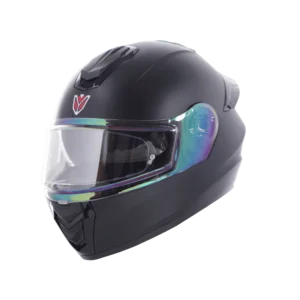 IGNYTE IGN-8 Two Tone Black Vents Spoiler Helmet Glossy Axis Grey DOT ISI Certified