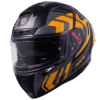 IGN-4 ISS ATOMIXX MAT BLACK WITH ORANGE HELMET
