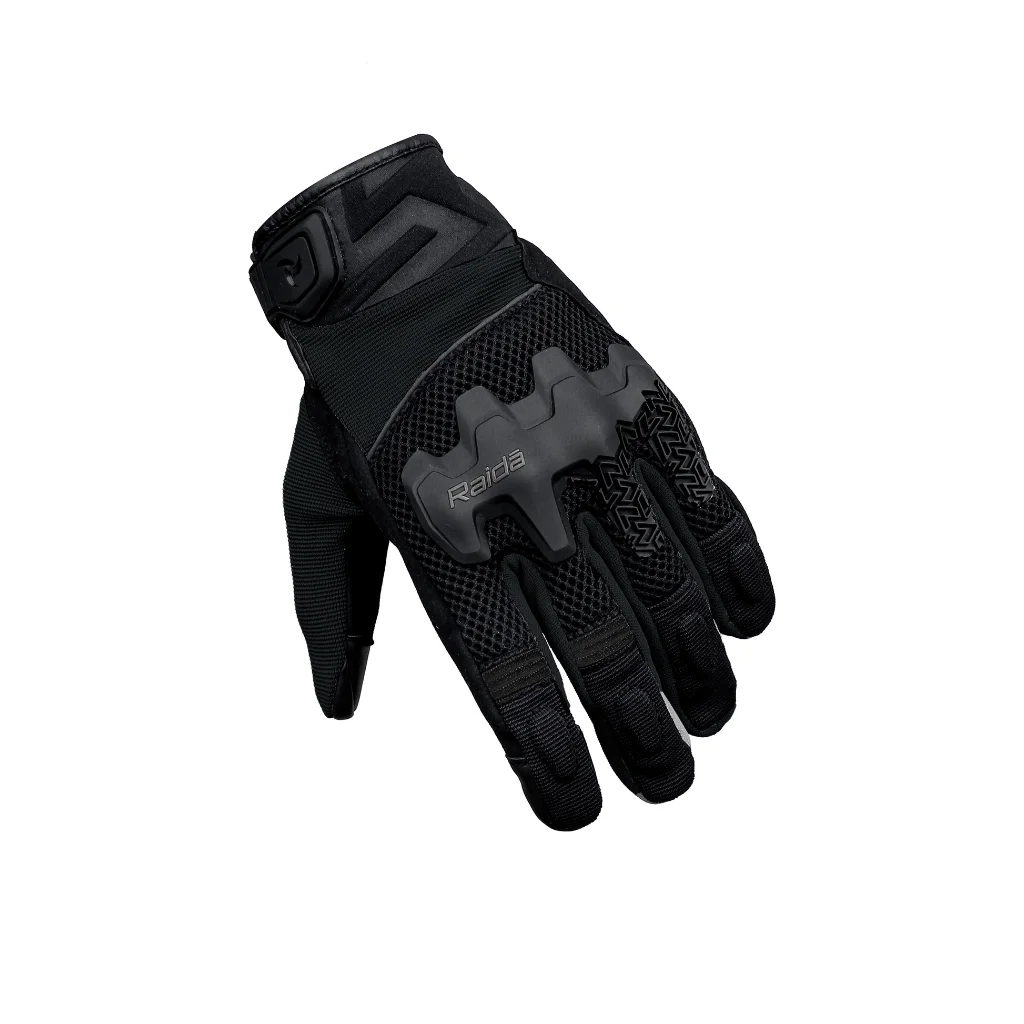 Raida Drift Motorcycle Gloves | Black - Image 5