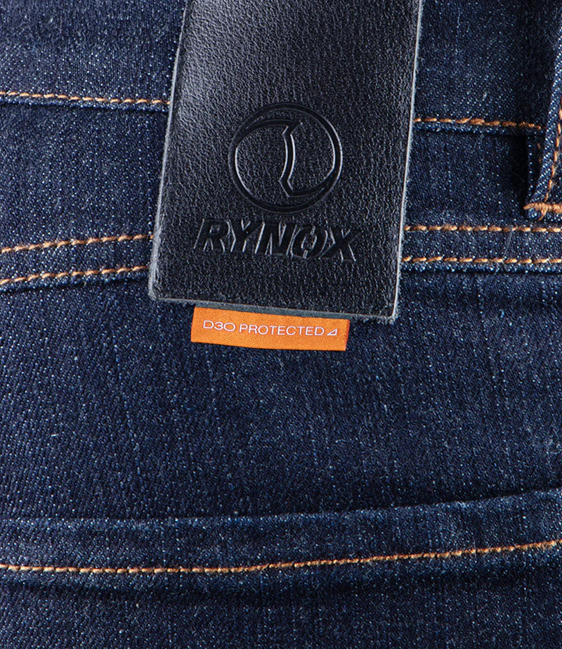 RYNOX DOWNTOWN PRO MOTORCYCLE JEANS WITH D3O® PROTECTORS INDIGO BLUE - Image 4