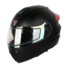 IGNYTE IGN-8 full face helmet matte finish with red PC rear spoiler and Pinlock visor