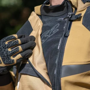 LS2 X-Master Adventure Motorcycle Jacket Sand Black Grey with CE Level 2 Protection