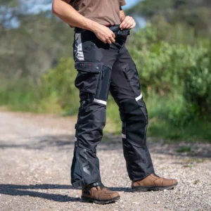 LS2 X-Master Pant Black Grey – All-Season Adventure Motorcycle Riding Pants