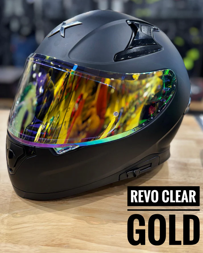 AFTERMARKET APEX NIGHT VISION – REVO CLEAR GOLD VISOR (PINLOCK 70 READY)