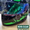 AFTERMARKET APEX NIGHT VISION – REVO CLEAR GREEN VISOR (PINLOCK 70 READY)