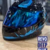 AFTERMARKET APEX NIGHT VISION – REVO DEEP BLUE VISOR (PINLOCK 70 READY)