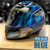 AFTERMARKET VEGA BOLT NIGHT VISION VISOR – REVO CLEAR BLUE (PINLOCK READY)