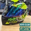 AFTERMARKET VEGA BOLT NIGHT VISION VISOR – REVO CLEAR GREEN (PINLOCK READY)