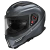 SMK AGNAR UNICOLOR NARDO GREY MA 600 MODERN RETRO FULL FACE HELMET