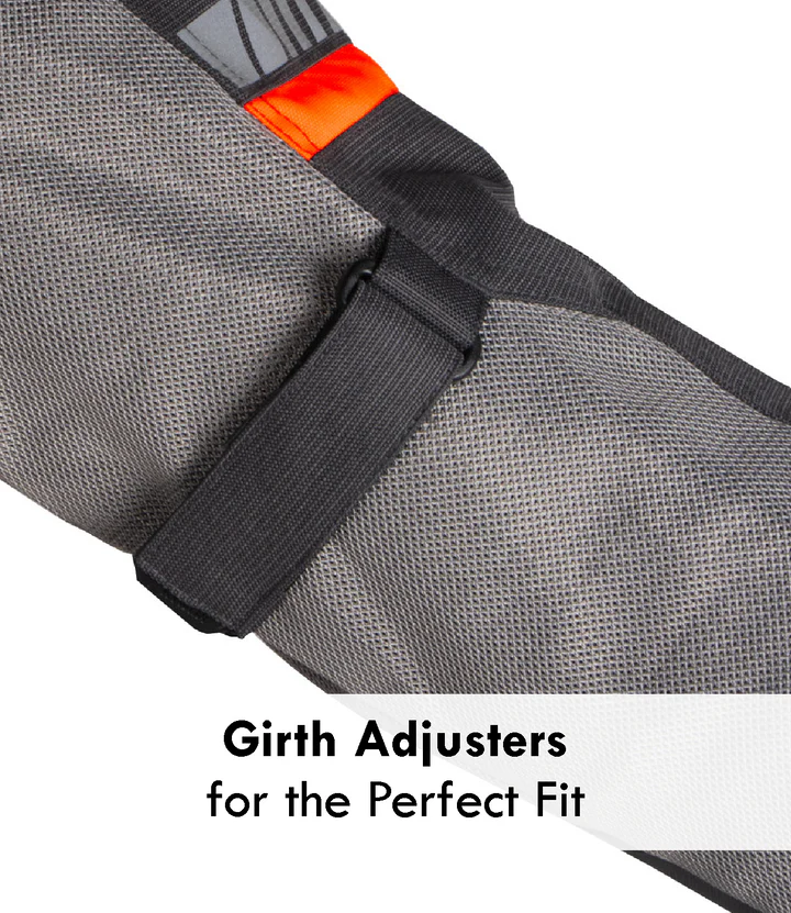 RYNOX AIR GT 4 JACKET GREY HI-VIZ ORANGE - Image 8