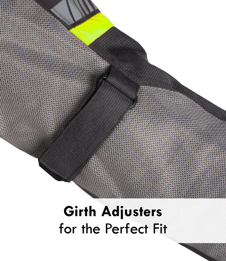 RYNOX AIR GT 4 JACKET GREY HI-VIZ GREEN - Image 8