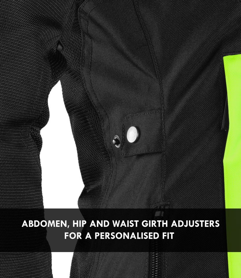 RYNOX AIR GT 4 WOMEN'S JACKET BLACK GREEN - Image 9