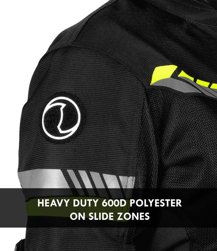 RYNOX AIR GT 4 WOMEN'S JACKET BLACK GREEN - Image 7