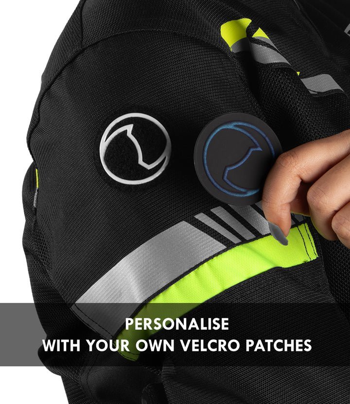 RYNOX AIR GT 4 WOMEN'S JACKET BLACK GREEN - Image 5