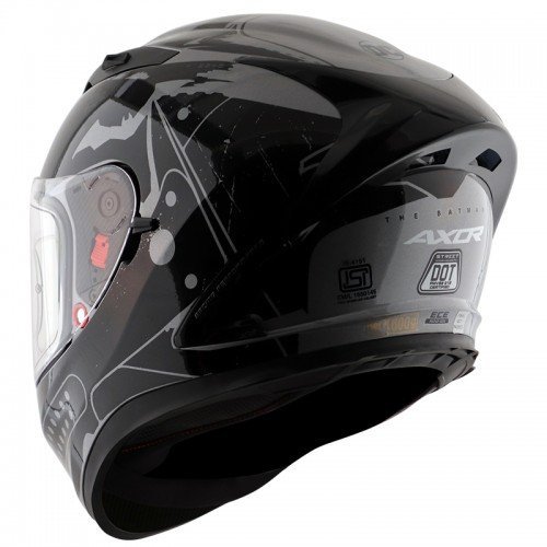 AXOR STREET DC BATMAN HELMET FOR MAN AND WOMAN ANTRASIDE GREY - Image 5