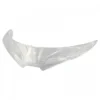 Clear replacement detachable polycarbonate aerodynamic spoiler for Axor Apex motorcycle helmets.
